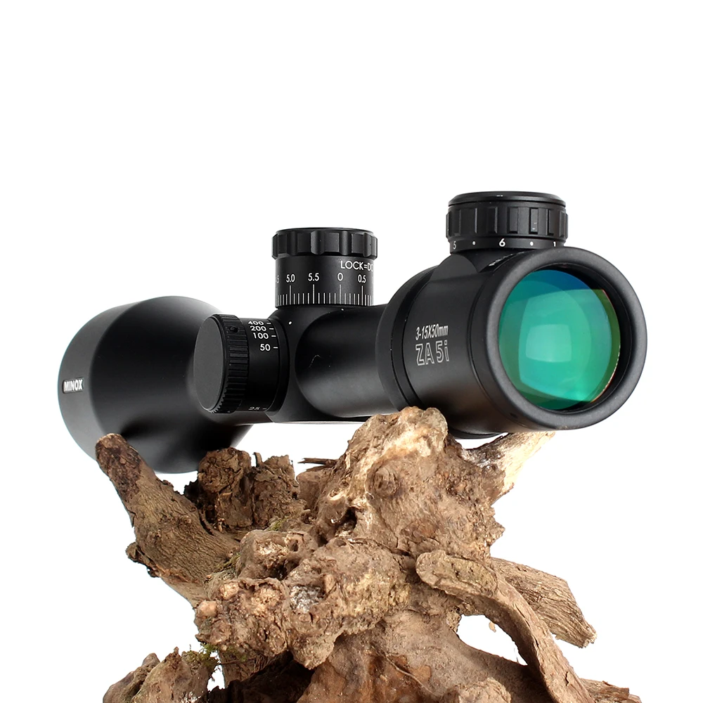 Тактический Оптический прицел MINOX ZA 5i HD 3 15x50 SF с красным стеклом и гравировкой для
