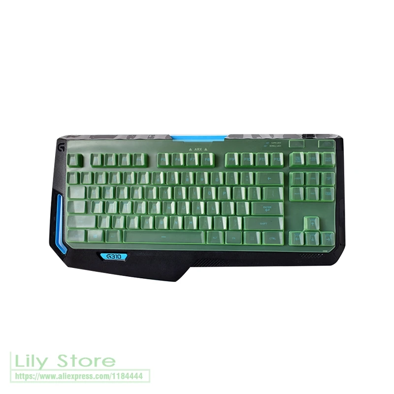 Защитная пленка для механической клавиатуры Logitech G310 87 клавиш игровая офисная