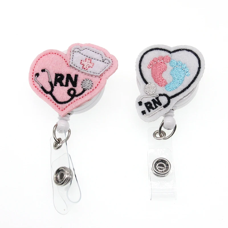 20 шт./лот милый детский стетоскоп медицинский выдвижной держатель для