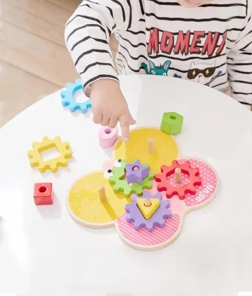 xiaomi mijia Beva puzzle gear игрушка детская мульти-игра безопасная и экологически чистая твердая деревянная детская сшивающая игрушка