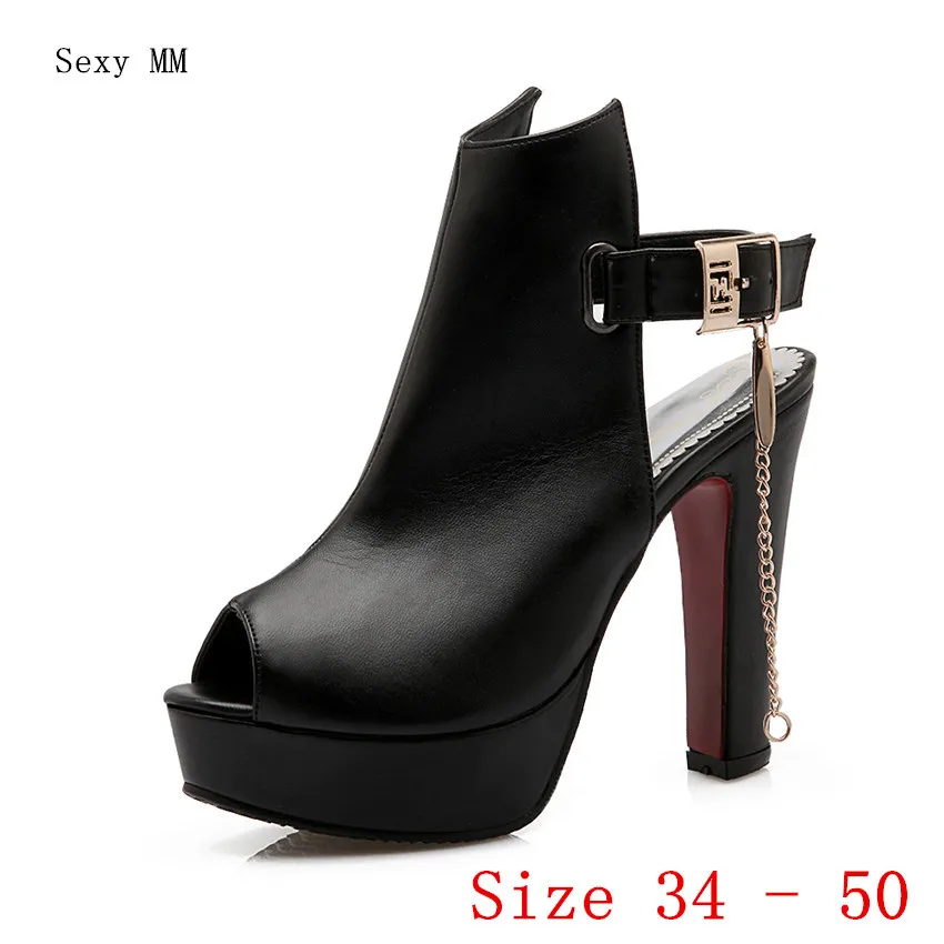 

Platform Pumps Women High Heels Party Gladiator Sandals Woman High Heel Shoes Plus Size 34 - 40 41 42 43 44 45 46 47 48 49 50