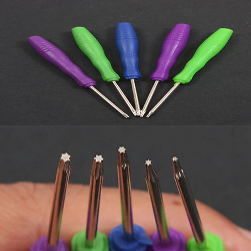 

100% Brand New&High Quality 5 in 1 Precision Torx Repair Kit Hand Tool Screwdriver T2 T3 T4 T5 T6 for Phone