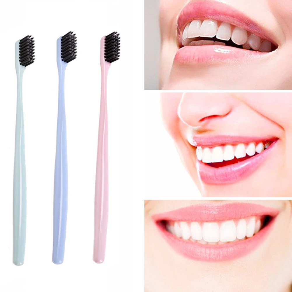 New 4Pcs/lot Ultra Soft Toothbrushes Bamboo Charcoal Nano Brush Oral Care Tool | Красота и здоровье