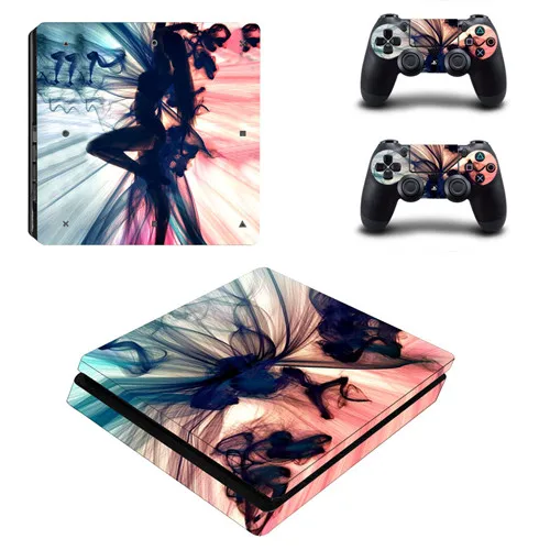 Аниме милое платье без рукавов для девочек игры нет жизни PS4 тонкая кожа Виниловая наклейка, стикер для Playstation 4 консоль и контроллер PS4 тонкая кожа Стикеры - Цвет: 654