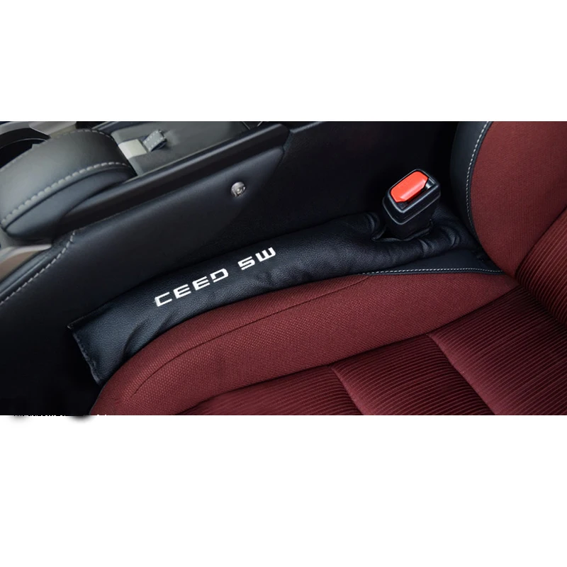 2 шт. из искусственной кожи для Kia Ceed sw наполнители прокладка наполнитель слот Разъем сиденья автомобиля зазор Pad