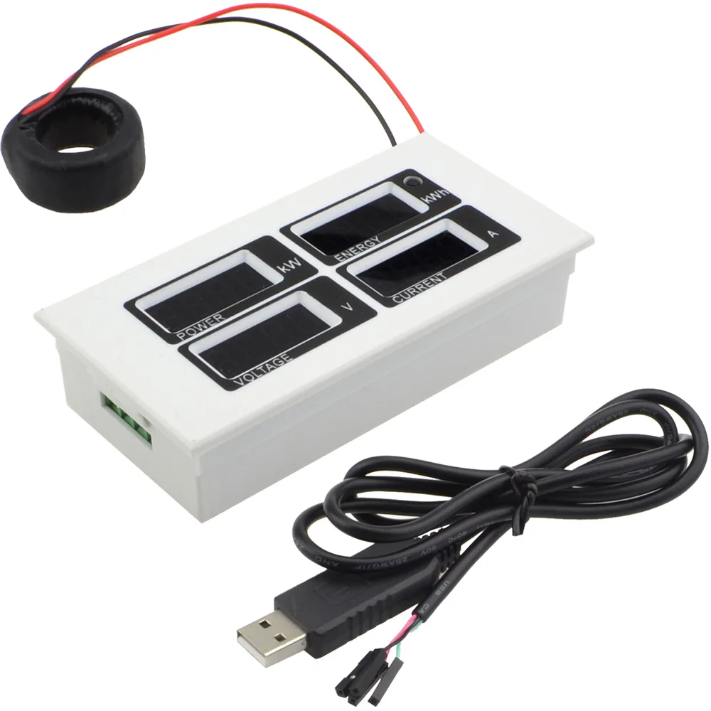 AC80 260V 100A измеритель мощности монитор вольтметр Амперметр счетчик энергии с
