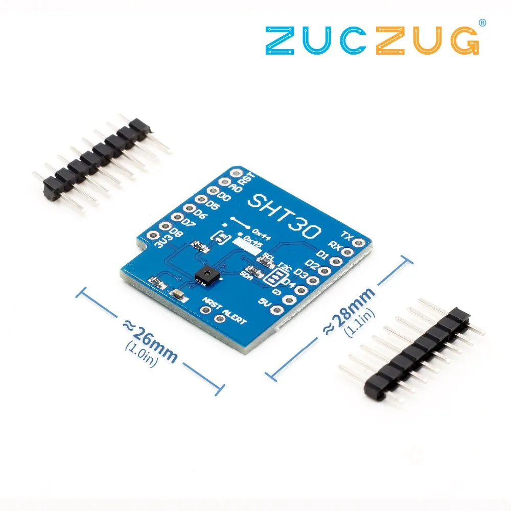 SHT30 щит для D1 Mini I2C цифровой модуль датчика температуры и влажности|Интегральные