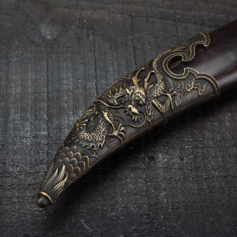 Китайский ручной кинжал самурай Катана Дамаск меч шаблон стальное лезвие