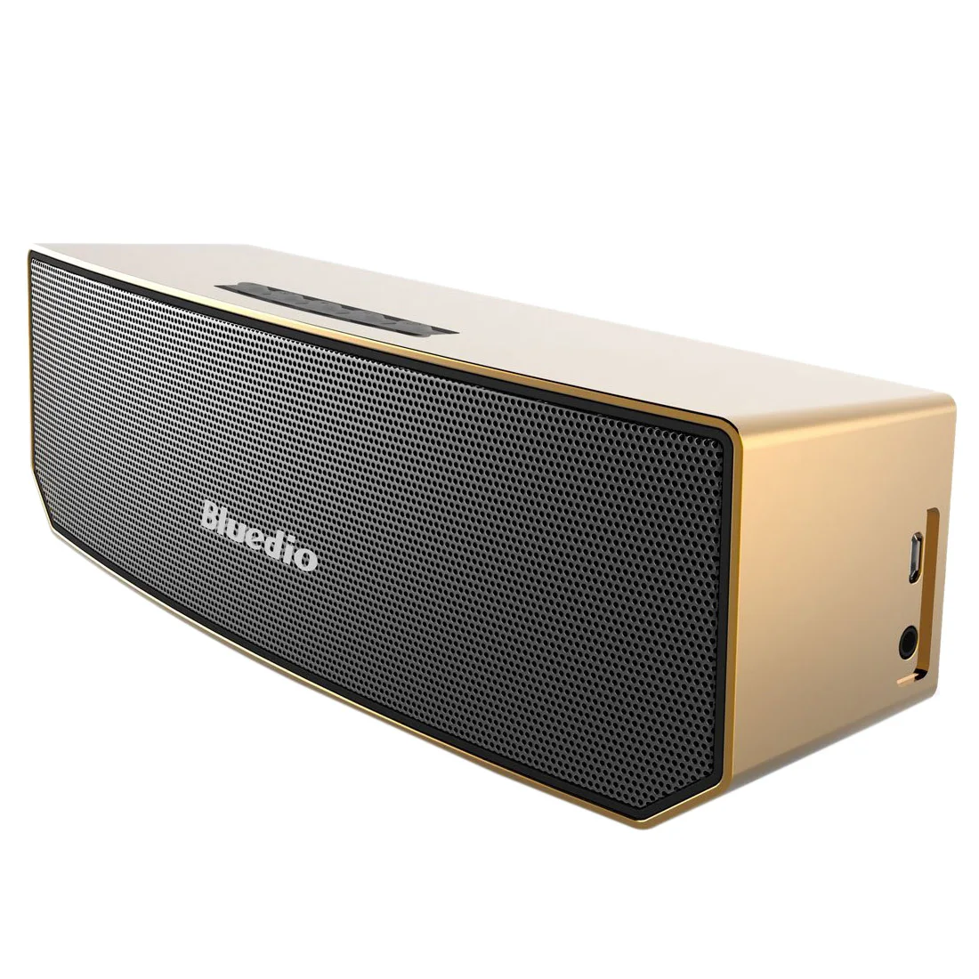 Bluedio BS-3(Camel) портативный Bluetooth беспроводной стерео динамик с микрофоном для звонков, золотой