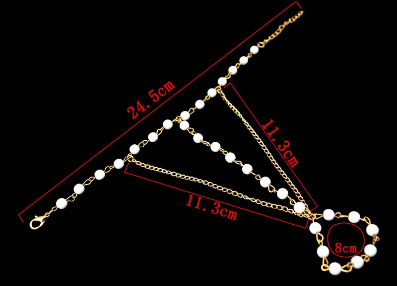 Женский Летний стиль богемный с акриловыми голубыми и белыми бусинами|bracelets