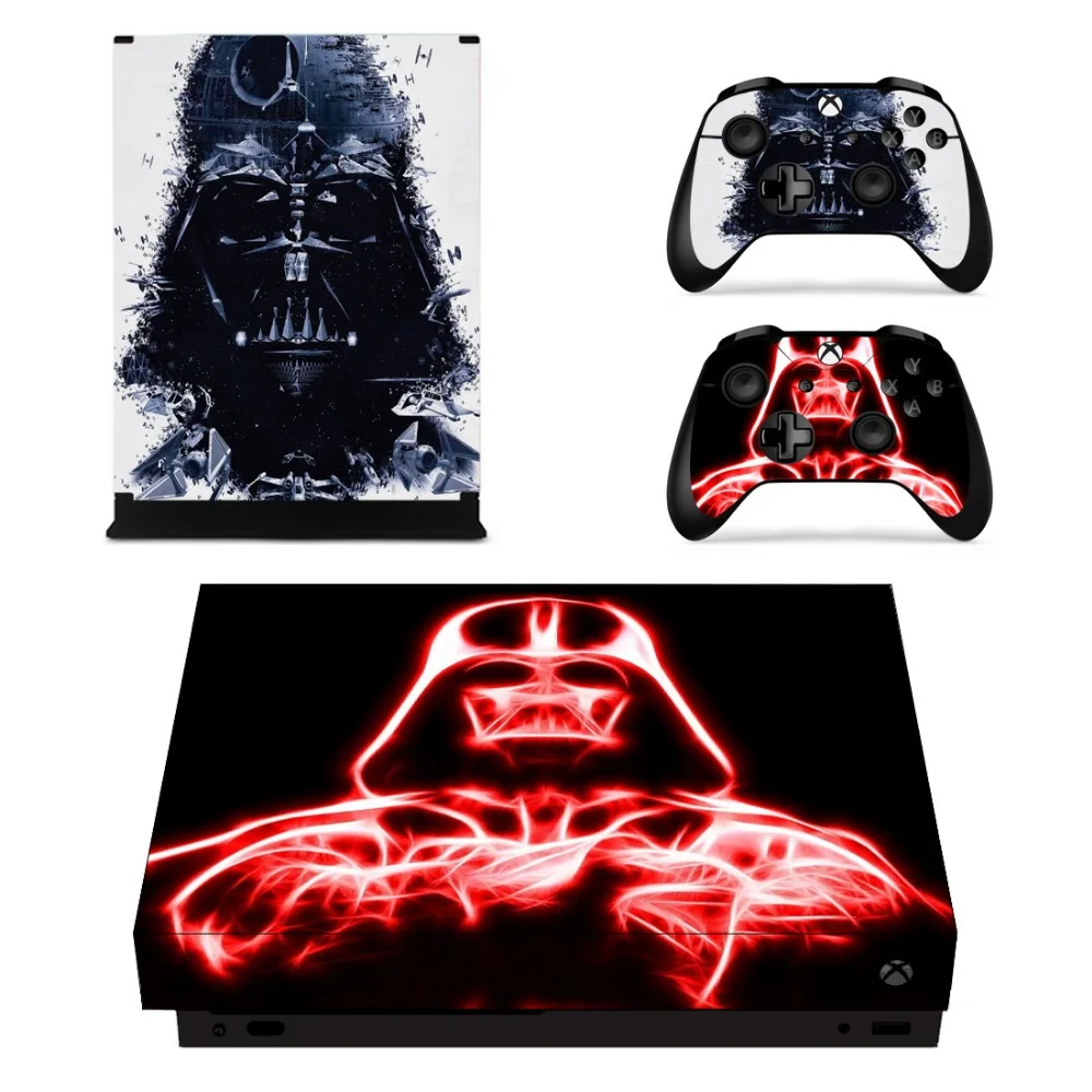 Полный набор лицевых экранов наклейки Звездных войн: Battlefront для Xbox One X консоль и