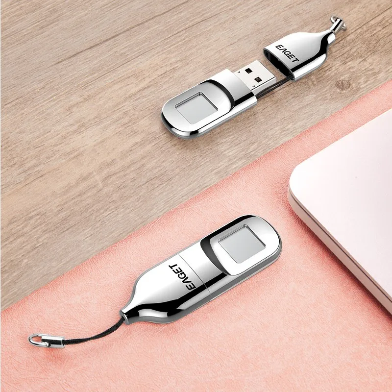 USB флеш накопитель 32 ГБ с функцией шифрования отпечатков пальцев|Электрический