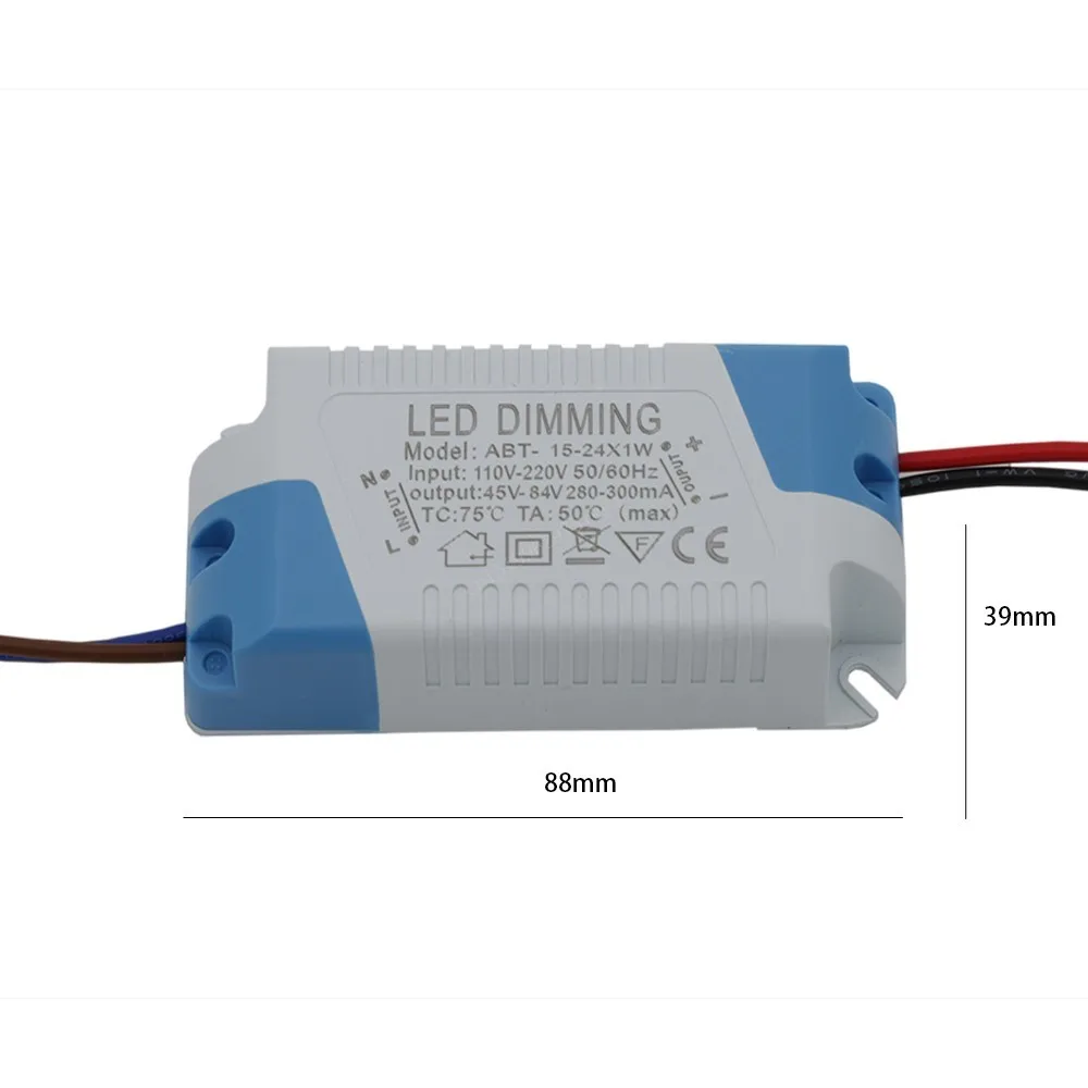 RUIHUITE 5 шт./лот Диммируемый светодиодный драйвер AC110V 220V постоянного тока 45 в 84 300мА