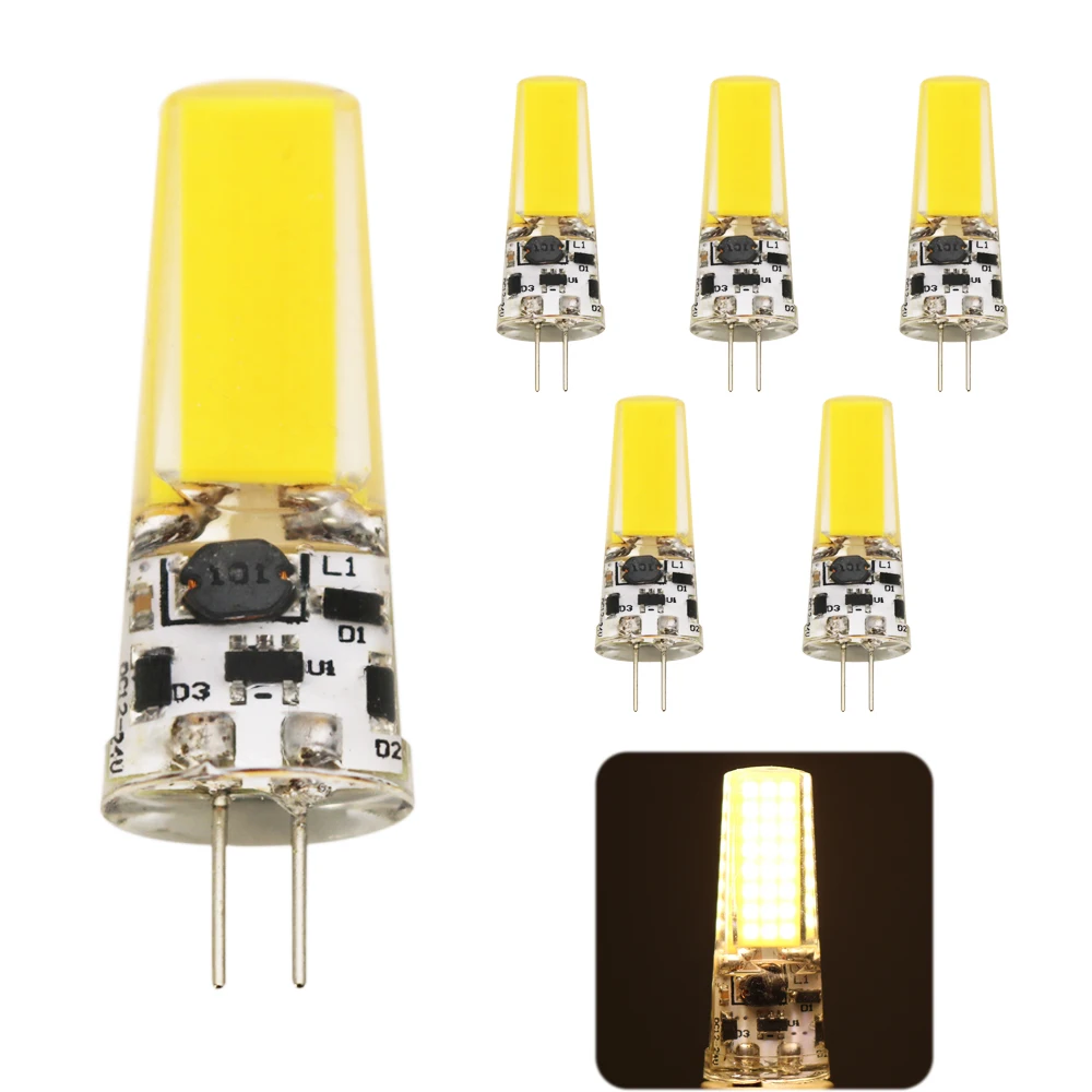 5 шт./лот 2018 Новый G4 AC DC 12V 220V светодиодные лампы SMD 9W светодиоидная лампа с