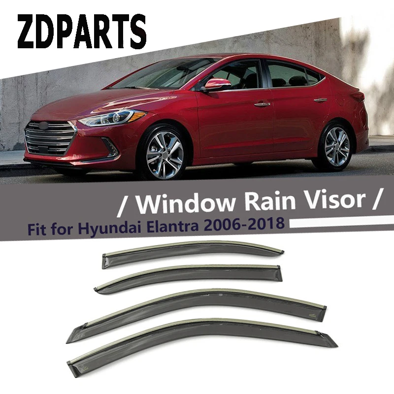 ZDPARTS 4 шт. автомобильный дефлектор для защиты от ветра защита солнца дождя и