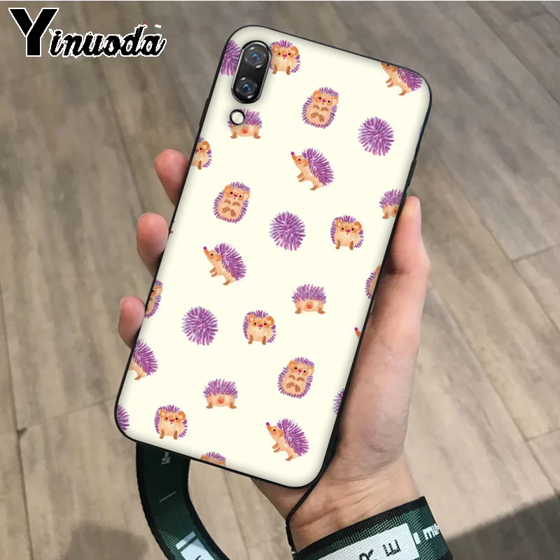 A13 Yinuoda животные Ежик ТПУ Мягкие аксессуары для телефонов чехол для телефона для huawei P10 plus 20 pro P20 lite mate9 10 lite honor 10 View 10 - Цвет: A13