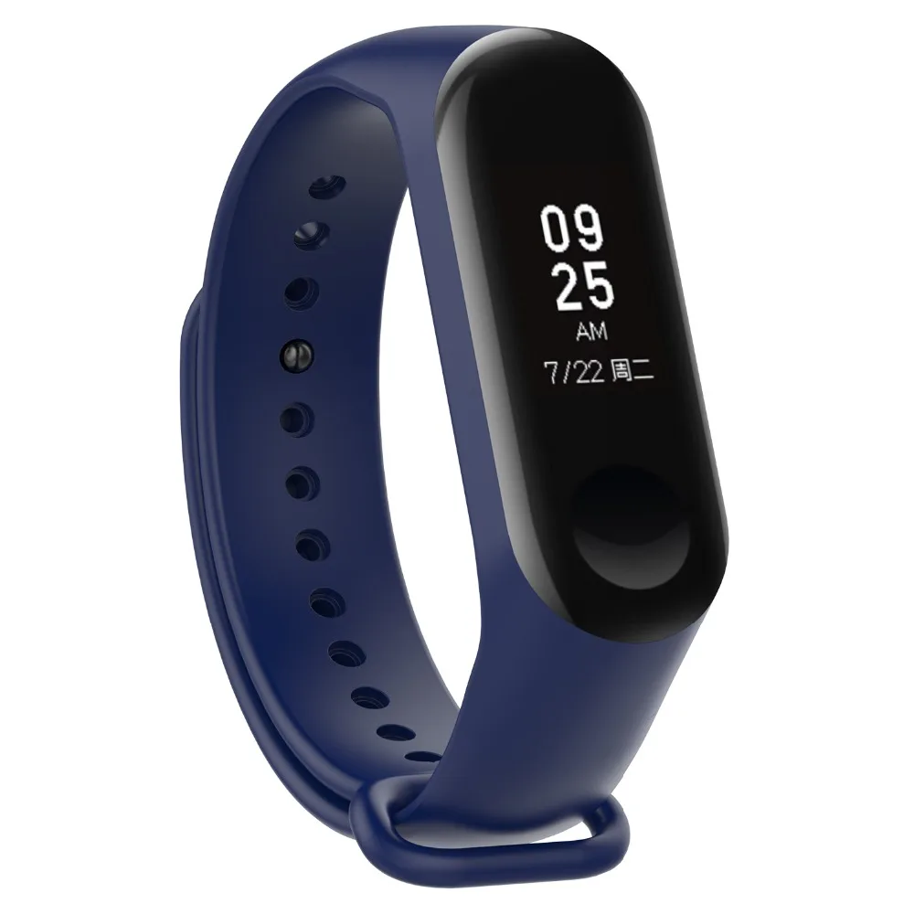 Для Xiaomi Mi Band 2 Цветной силиконовый 3 ремешок оригинальные умные аксессуары |