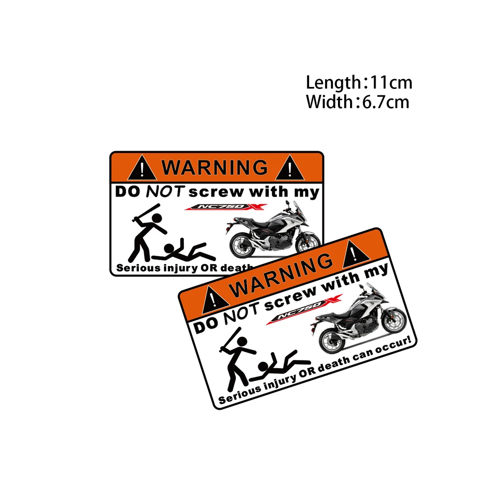 

KODASKIN 2 Pieces Do Not Screw Warning Sticker Decal for NC750X