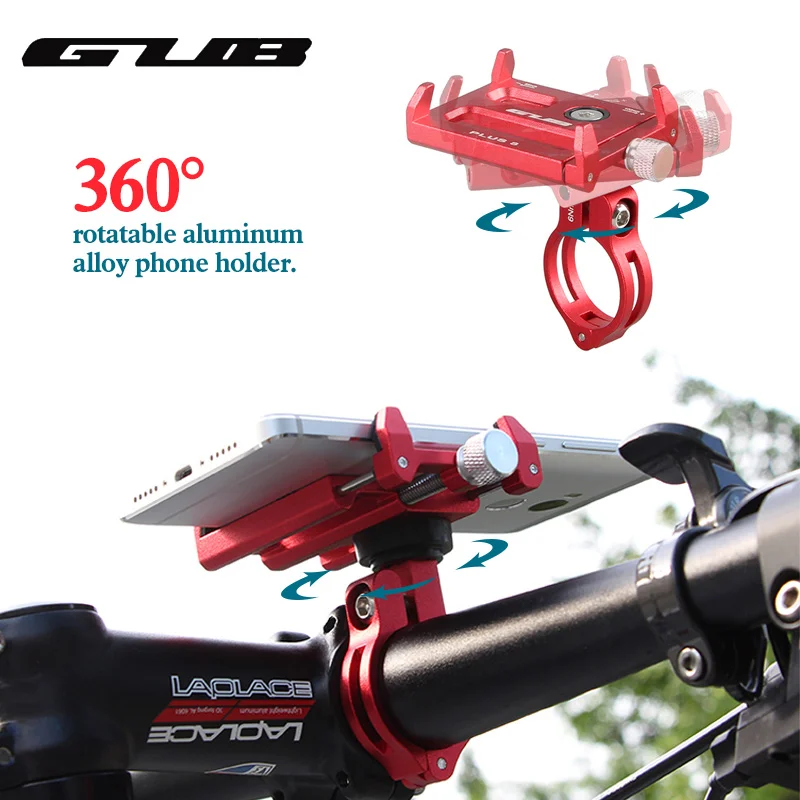 GUB PLUS 8 алюминиевая вращающаяся на 360 Градусов Подставка для телефона велосипед