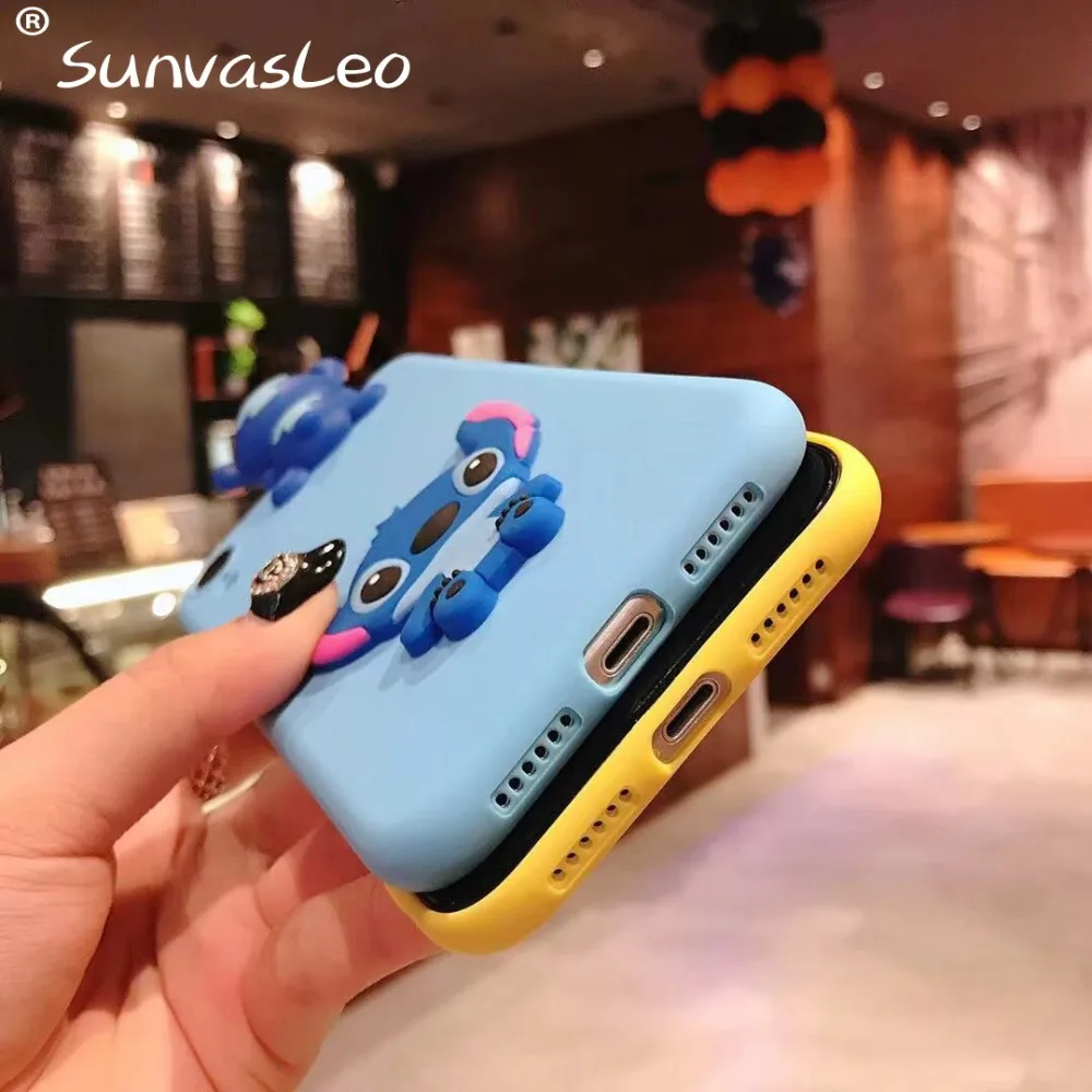 3D мультфильм животных мягкий чехол для телефона чехол для huawei P10 P20 P30 Pro Honor 7A 10 8X P Smart Y5 Y6 Y7 Y9 Коврики 20 Lite