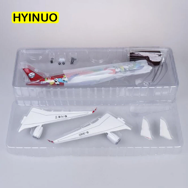 Самолет Airbus A350 Sichuan Panda 1/142 весы 47 см модель самолета W светильник литье под