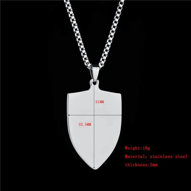 Персонализированные ожерелье MadApe из нержавеющей стали 3 вида цветов фото