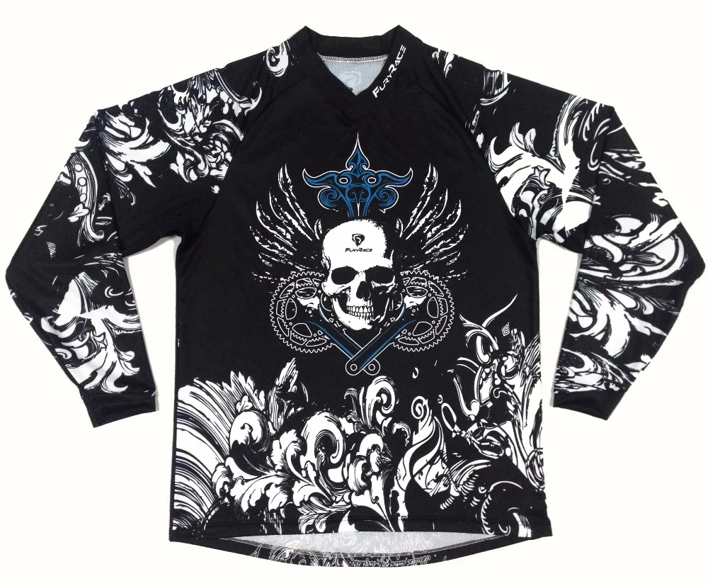 Fury Race Bike Bicycle Jerseys Men Motorcycle Motocross DH Downhill Jersey Black MTB Shirts Cycling Wear Ciclismo Clothing Roupa | Спорт и