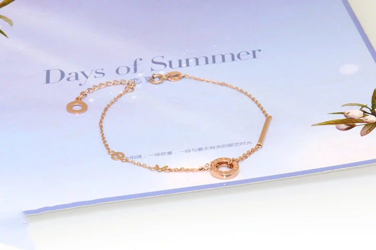 Браслет из розового золота 18K с надписью LOVE|Гибкие и жесткие браслеты| |