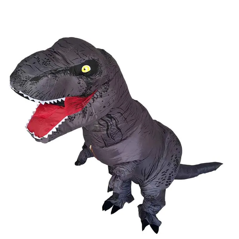 Новый серый костюм T REX надувной динозавра для аниме Expo traje de dinosaurio взрослых|inflatable