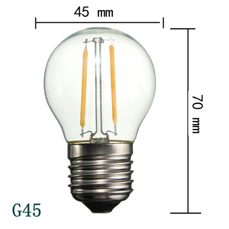 Светодиодный ламп накаливания E27 220V винтажные Ретро промышленные светодиодный COB