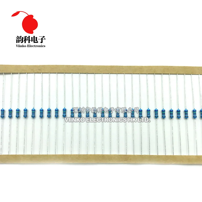 100 шт. 300 Ом 1/4 Вт 300R металлический пленочный резистор 0 25 1% ROHS|metal film resistor|film resistors300