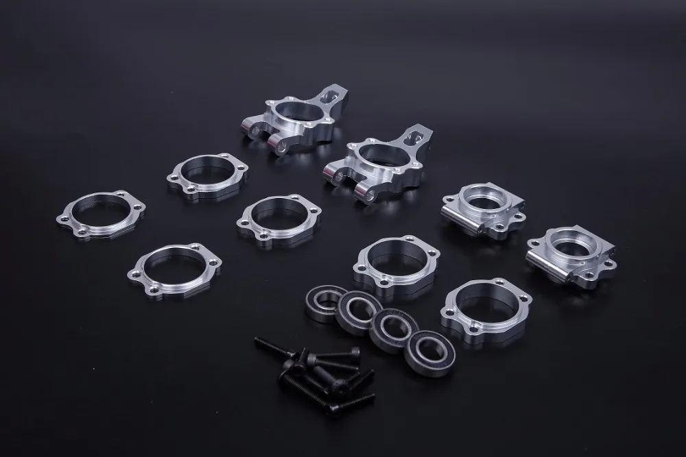 CNC сплав заднего колеса Ступицы несущей набор 85082 для 1/5 газа rc baja запасные части |