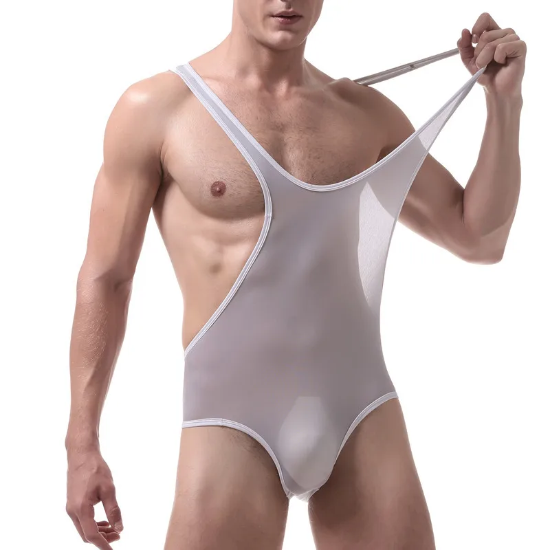 

Summer Mens Tank Tops Nylon Singlets Shirt Sleeveless Deep O Neck Underwear Vest Sexy Male Gym Fitness Slim Ice Silk Undershirt