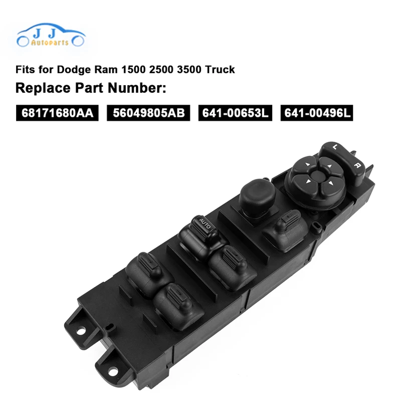 68171680AA новый для 2002-2010 Dodge Ram Электрический переключатель управления окном 56049805AB |