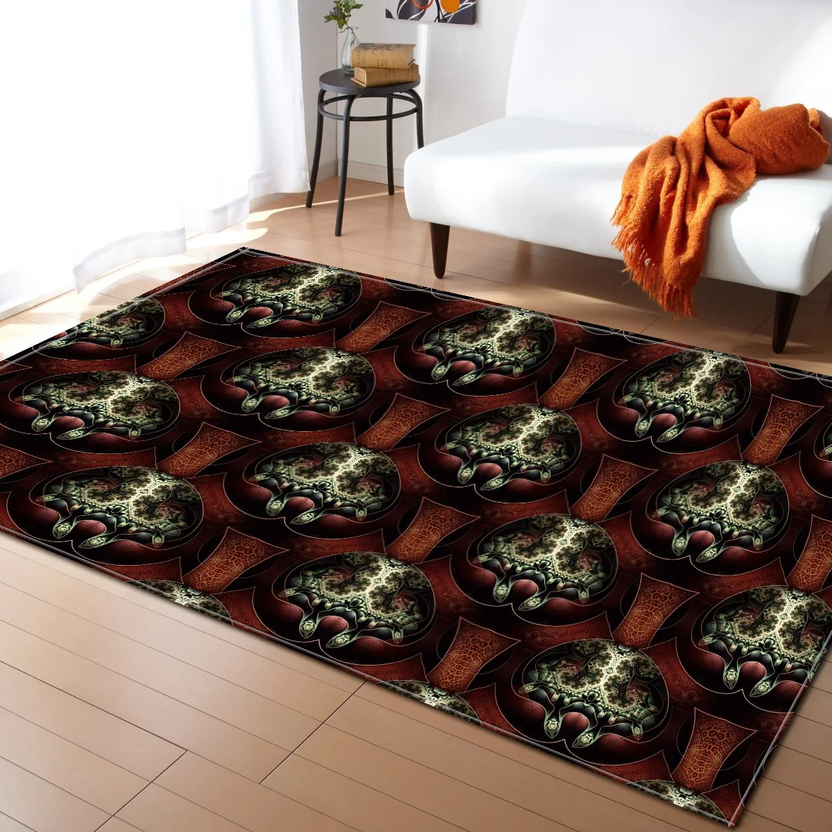 Противоскользящие напольные коврики для журнального столика в скандинавском