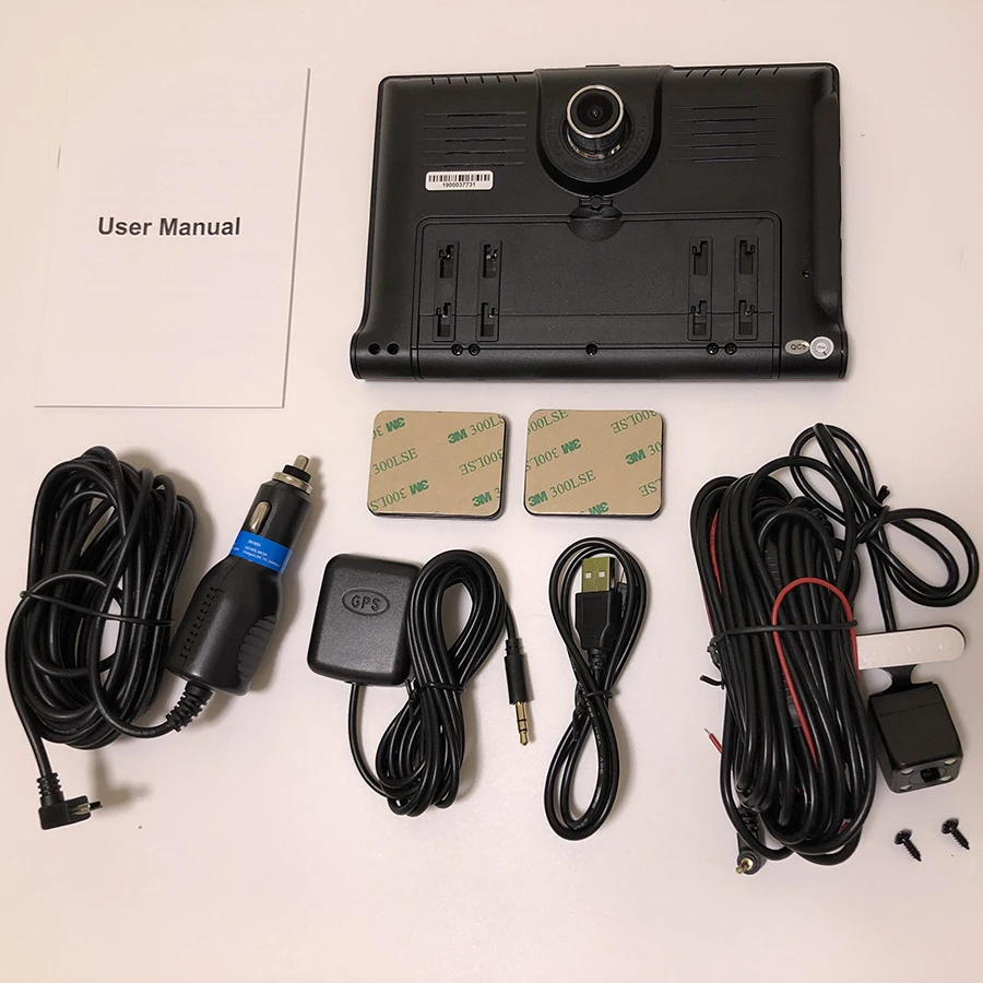 Udricare 7 дюймовый GPS навигатор Android WiFi DVR 16 ГБ четырехъядерный видеорегистратор