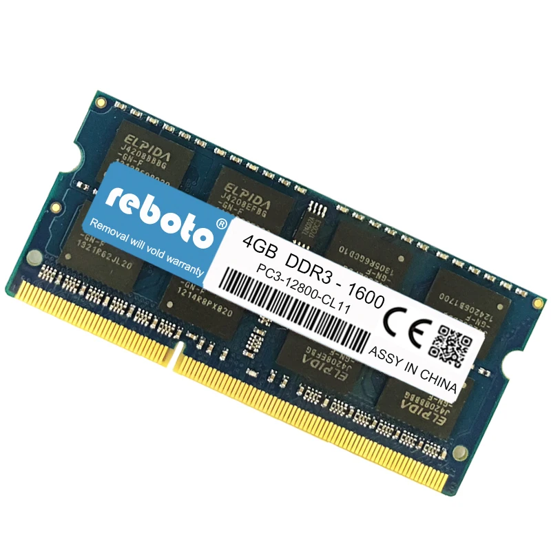 RebotoBrand новые Запечатанные DDR3 2 ГБ 4 8GB1066mhz 1333 1600 PC3-12800/8500/10600 ноутбука Оперативная