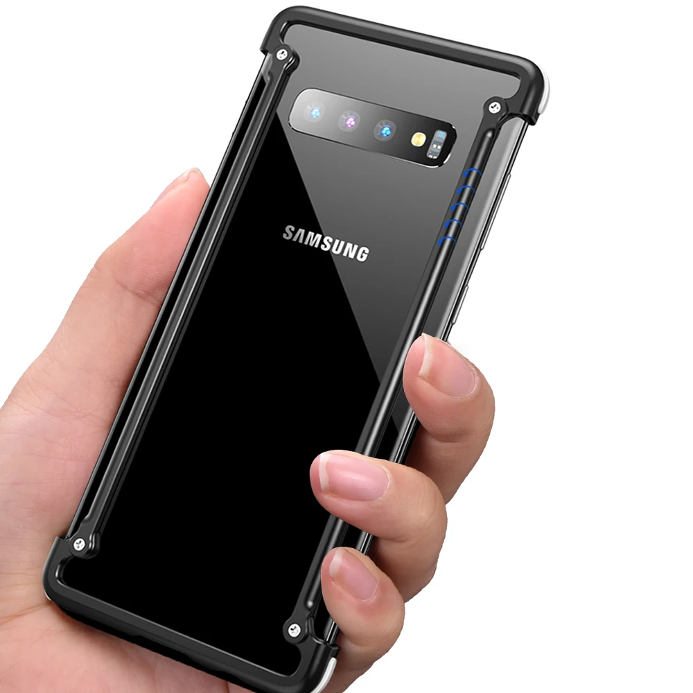 Металлический Чехол подушка безопасности OATSBASF для samsung Galaxy S10 чехол бампер