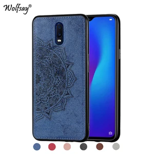 oppo r17 case luxury shockproof soft tpu cloth texture hard back pc phone bumper for oppo r17 silicone cover for oppo r17 fundas free global shipping
