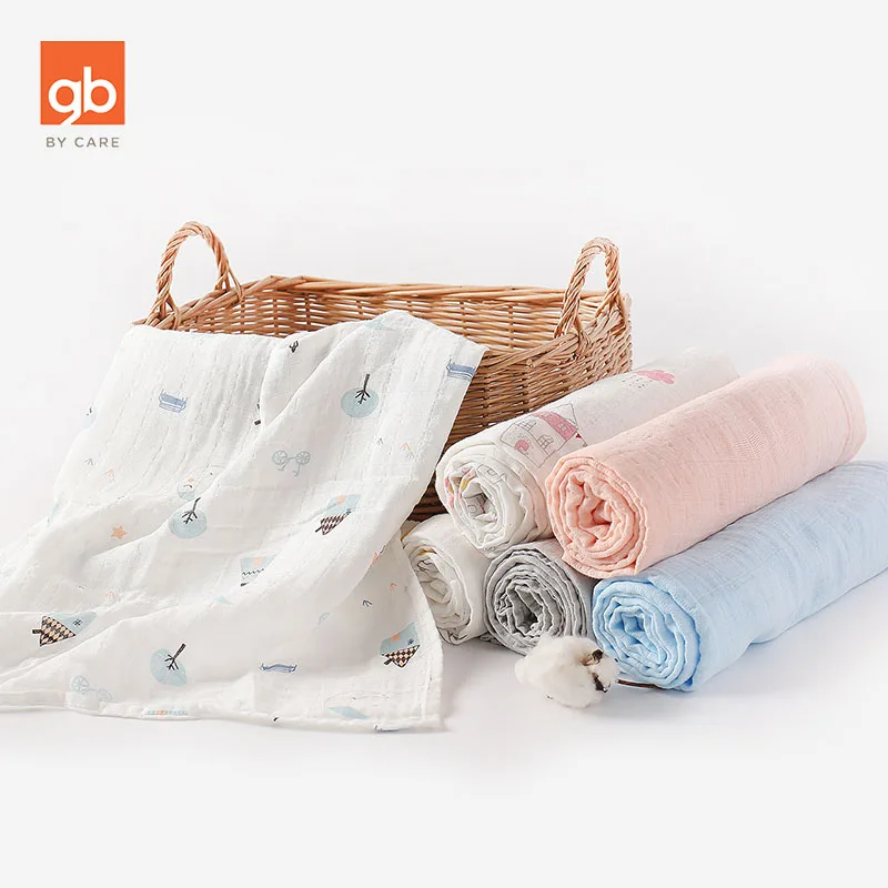 Goodbaby/детское мягкое газовое полотенце для новорожденных дышащее