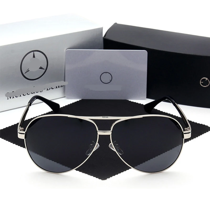 GRFISIA с логотипом классические Pilot поляризационные солнцезащитные очки Для мужчин