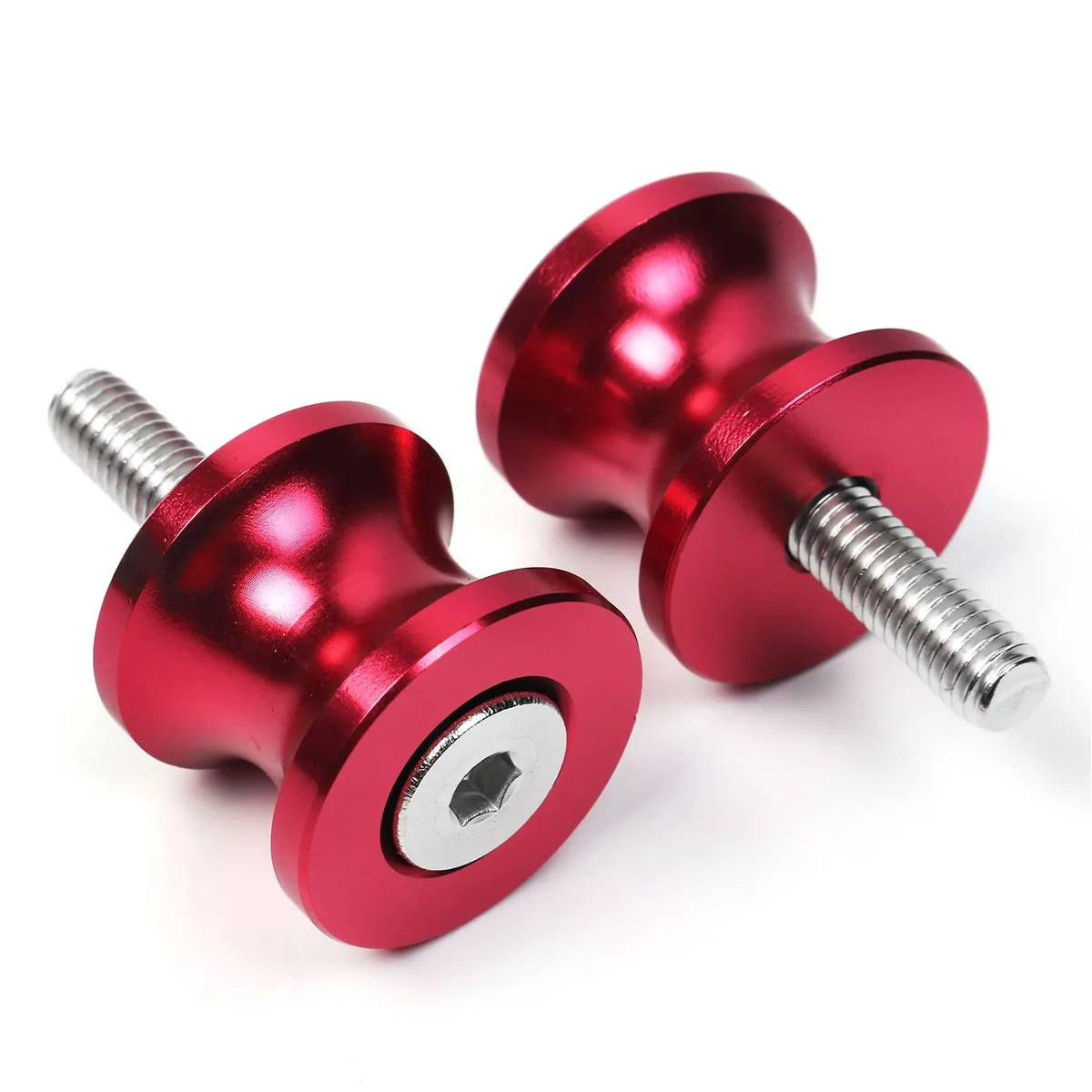 

M6 motorcycle swingarm spools Screw slider for yamaha For Triumph Metal Slider Stands Screws