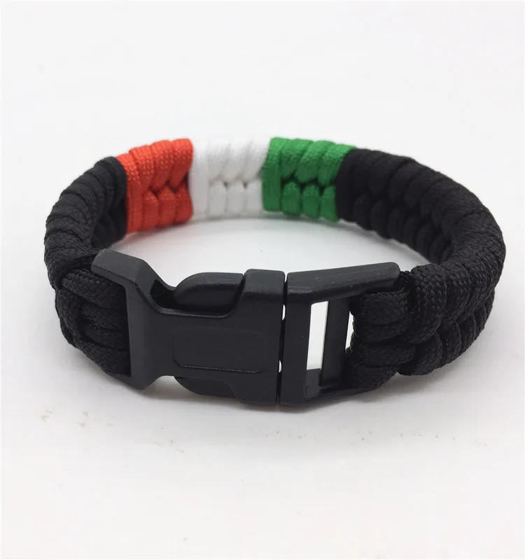 Bandera de Espaa флаг Испании jiu-jitsu браслет рыбий хвост выживания браслет модный ремень ранг Паракорд Браслет