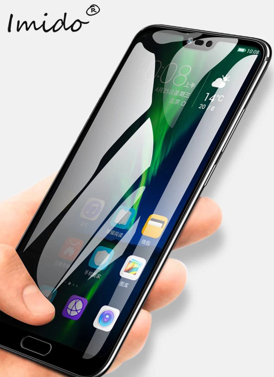 Дождевик надежное закаленное стекло для huawei Honor 10 9 полное покрытие протектор
