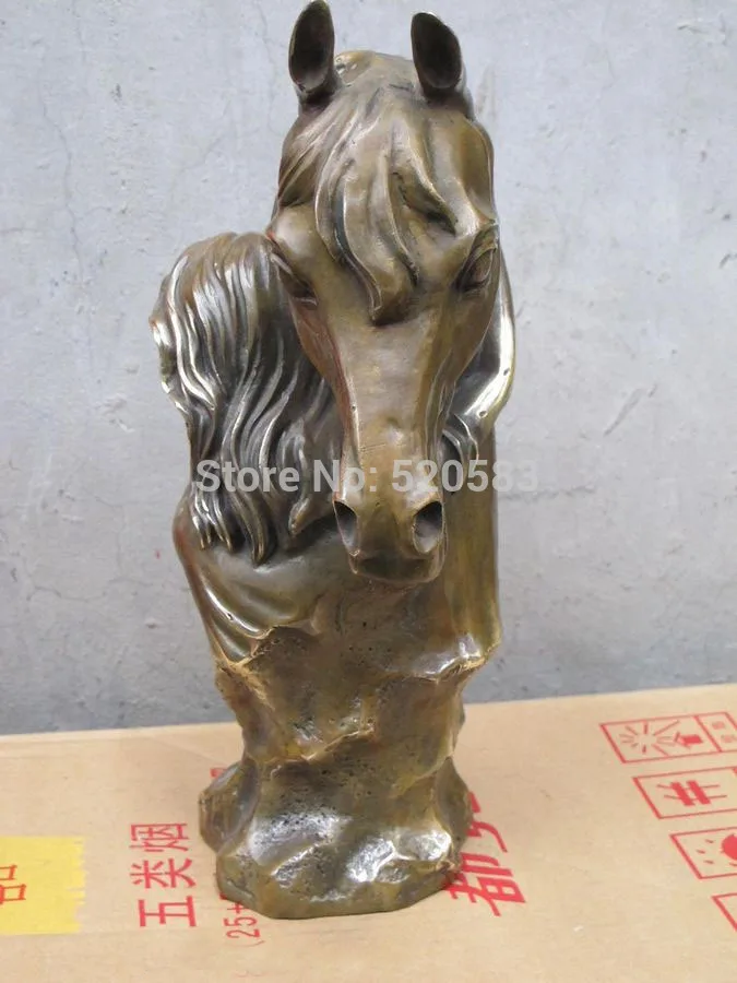 12 5 &quotКрасивая Чистая Бронзовая Художественная Скульптура лошадь всадники