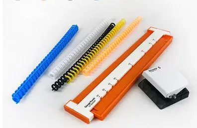 one setand 9pcs ring Многофункциональная машина для перфорации бумаги формата А4, B5, 26 отверстий, А5, 20 отверстий, папка для переплета, свободный листовой пуансон, стоимость доставки - Цвет: one setand 9pcs ring