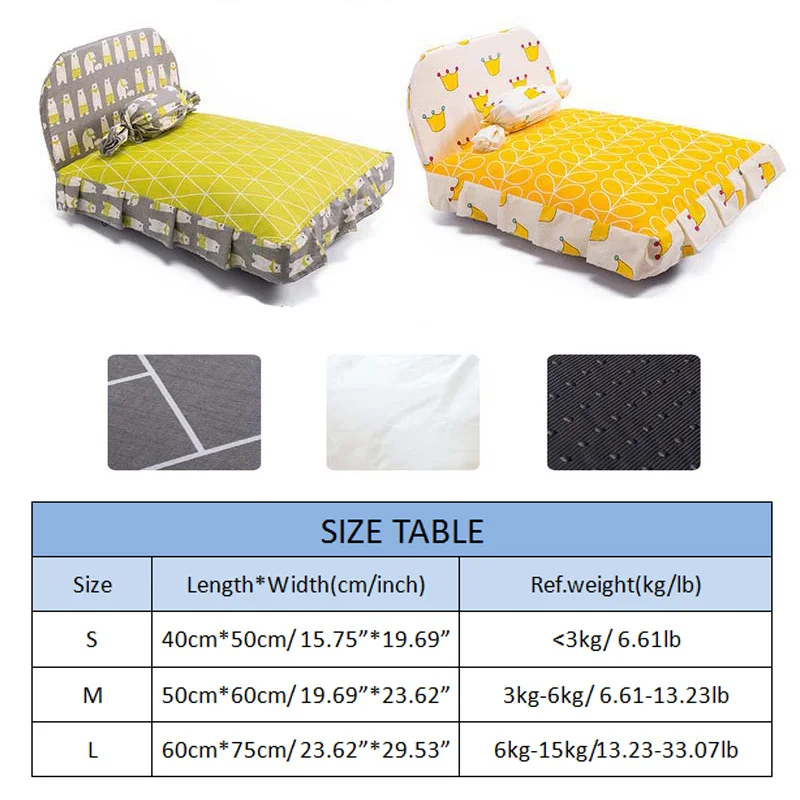 Precio Cama De Estilo Nórdico Para Perros Y Gatos, Nido Lavable, Sofá Cama De Lujo Para Perros Pequeños Y Medianos, Almohada De Algodón Puro De Caramelo, Antideslizante Para Mascotas