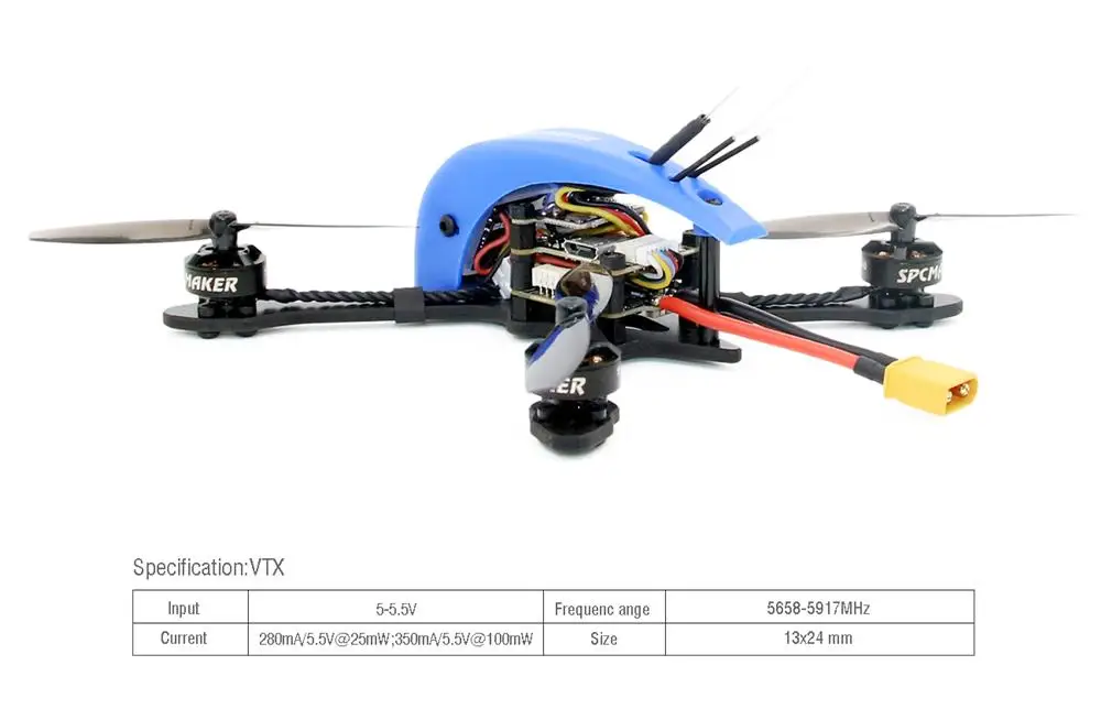 SPC Maker KillerWhale 115 мм F4 Whoop FPV гоночный Дрон PNP BNF w/1103 8500KV Runcam Nano 2 камера