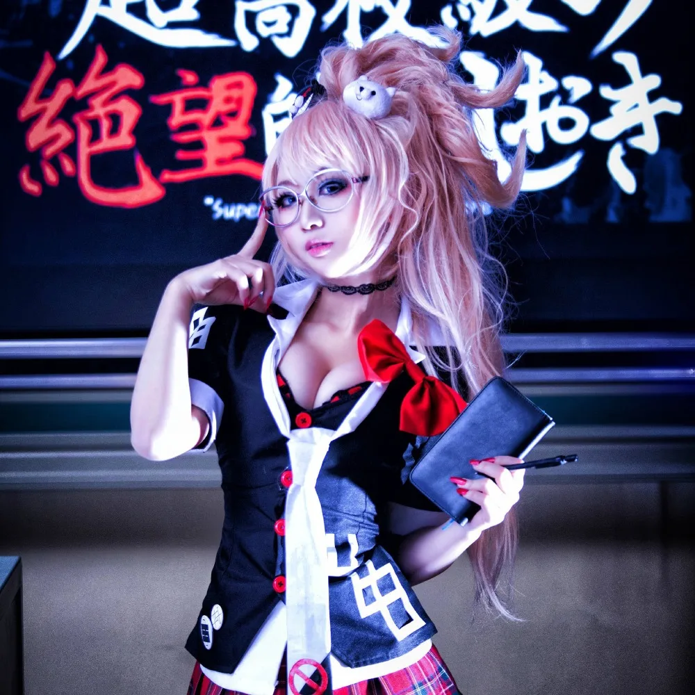 VEVEFHUANG Danganronpa Косплэй Дзюнко Эносима костюмы из японского аниме выполненный на