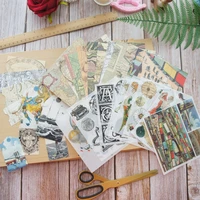 30 pcs diy the road from ancient times to present theme tag mini card background craft paper scrapbooking creative gift use
